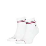 Men's Iconic Quarter Socks 2pack - White