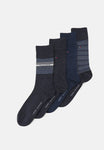 Men's Socks 4pc Tin Giftbox Set - Navy