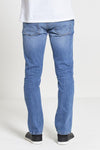 Hunter Straight Fit Stretch Jeans in Light Wash